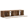 Meuble TV mural 2 pcs Chêne fumé 60 x 31 x 29,5 cm 584098584098