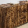Meuble TV mural 2 pcs Chêne fumé 59,5 x 31 x 40 cm 584099584099