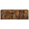 Meuble TV mural 2 pcs Chêne fumé 59,5 x 31 x 40 cm 584099584099