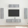 Meuble TV 5 pcs Gris Sonoma 584107584107