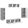 Meuble TV 5 pcs Gris Sonoma 584107584107