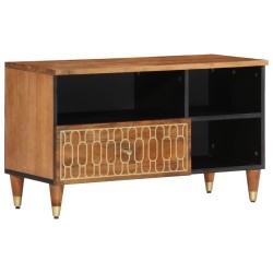 Meuble TV 80x33x46 cm bois massif de manguier 584110584110