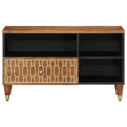 Meuble TV 80x33x46 cm bois massif de manguier 584110584110