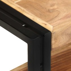 Meuble TV 90x30x40 cm Bois d'acacia solide 584111584111