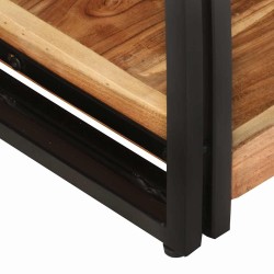 Meuble TV 90x30x40 cm Bois d'acacia solide 584111584111