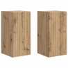 Meuble TV mural 2 pcs Chêne artisan Bois d'ingénierie 584115584115