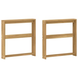 Module d'accoudoirs 2 pcs Blanc 58,5 x 10 x 61 cm 584116584116