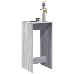 Table de bar sonoma gris 51x50x103,5 cm bois d'ingénierie 584117584117