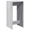 Table de bar sonoma gris 51x50x103,5 cm bois d'ingénierie 584117584117
