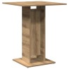Table de bistro chêne artisanal 60x60x75 cm bois d'ingénierie 584119584119