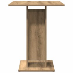 Table de bistro chêne artisanal 60x60x75 cm bois d'ingénierie 584119584119