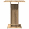 Table de bistro chêne artisanal 60x60x75 cm bois d'ingénierie 584119584119