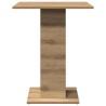 Table de bistro chêne artisanal 60x60x75 cm bois d'ingénierie 584119584119