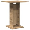 Table de bistro chêne artisanal 60x60x75 cm bois d'ingénierie 584119584119