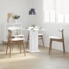 Table de bistro Blanc 60x60x75 cm Bois d'ingénierie 584120584120