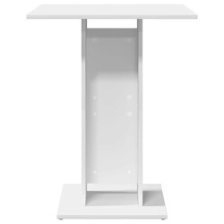 Table de bistro Blanc 60x60x75 cm Bois d'ingénierie 584120584120