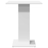 Table de bistro Blanc 60x60x75 cm Bois d'ingénierie 584120584120