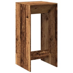 Table de bar vieux bois 51x50x103,5 cm bois d'ingénierie 584121584121
