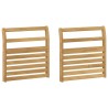 Module d'accoudoirs 2 pcs Blanc 58,5 x 8 x 60 cm 584122584122