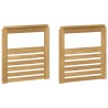 Module d'accoudoirs 2 pcs Blanc 59 x 6 x 61 cm 584125584125