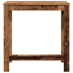 Table de bar vieux bois 102x50x103,5 cm bois d'ingénierie 584126584126