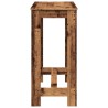 Table de bar vieux bois 102x50x103,5 cm bois d'ingénierie 584126584126