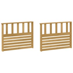 Module d'accoudoirs 2 pcs Blanc 80 x 6 x 61 cm 584128584128