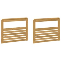 Module d'accoudoirs 2 pcs Blanc 79 x 6 x 61 cm 584129584129