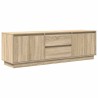Meuble TV avec lumières LED chêne sonoma 160,5x41x50 cm 584130584130