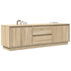 Meuble TV avec lumières LED chêne sonoma 160,5x41x50 cm 584130584130