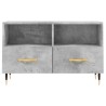 Meuble TV Gris béton 80x36x50 cm Bois d'ingénierie 584132584132