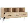 Meuble TV chêne sonoma 102x36x50 cm bois d'ingénierie 584136584136