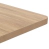 Table de bistro marron clair 50x50 cm MDF 584138584138