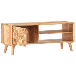 Meuble TV 100x30x40 cm Bois d'acacia massif  584146584146