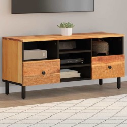 Meuble TV 100x33x46 cm bois d'acacia solide 584148584148