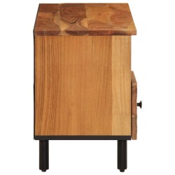 Meuble TV 100x33x46 cm bois d'acacia solide 584148584148