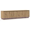 Meuble TV 180 x 38 x 49 cm Chêne artisanal Bois d'ingénierie 584149584149