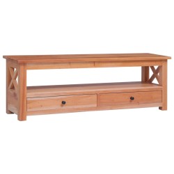 Meuble TV 115x30x40 cm Bois d'acajou massif 584150584150