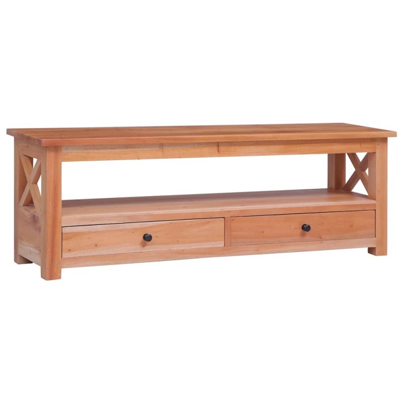 Meuble TV 115x30x40 cm Bois d'acajou massif 584150584150