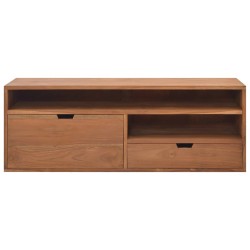 Meuble TV 110x30x40 cm Bois de teck massif 584151584151