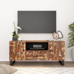 Meuble TV 105x33,5x46 cm bois de récupération et d'ingénierie 584158584158