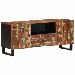 Meuble TV 105x33,5x46 cm bois de récupération et d'ingénierie 584158584158
