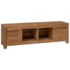 Meuble TV 110 x 30 x 35 cm Naturel Bois de teck massif 584159584159