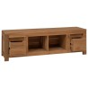 Meuble TV 110 x 30 x 35 cm Naturel Bois de teck massif 584159584159