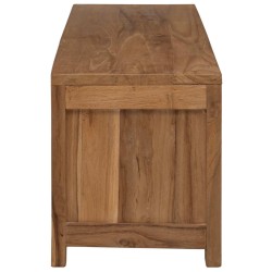 Meuble TV 110 x 30 x 35 cm Naturel Bois de teck massif 584159584159