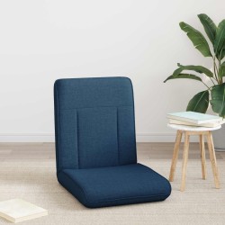 Fauteuil de sol ajustable Bleu Tissu 584163584163