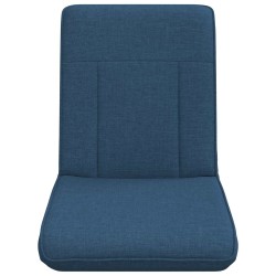 Fauteuil de sol ajustable Bleu Tissu 584163584163