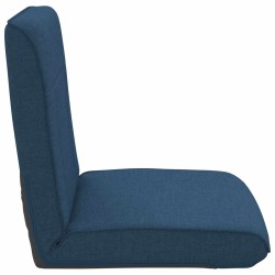 Fauteuil de sol ajustable Bleu Tissu 584163584163