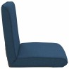 Fauteuil de sol ajustable Bleu Tissu 584163584163