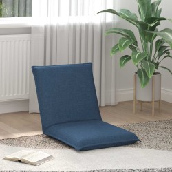 Fauteuil de sol ajustable Bleu Tissu 584164584164